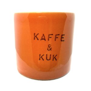 KAFFE & KUK - mugg - korallrosa