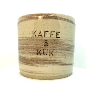 KAFFE & KUK - mugg - SWIRL choklad