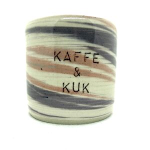 KAFFE & KUK - mugg - SWIRL hallon blåbär