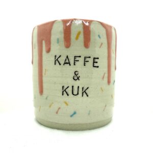 KAFFE & KUK - mugg - extra all drip strössel